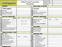 Delta P level transmitter datasheet