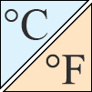 Temperature converter symbol
